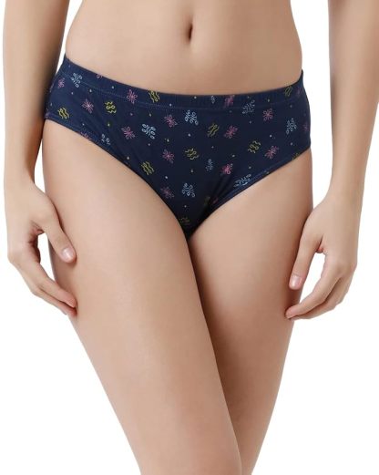 Women's Cotton Printed Bottom Style Floral Hipster Panties_ Pack Of 7 @ Juts Rs.599/-