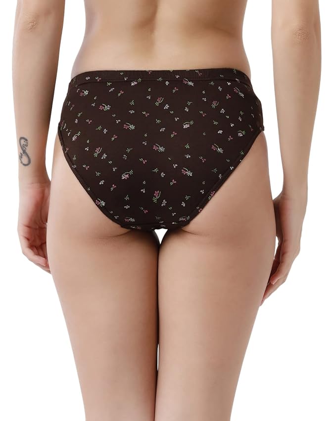 Women's Cotton Printed Bottom Style Floral Hipster Panties_ Pack Of 7 @ Juts Rs.599/-