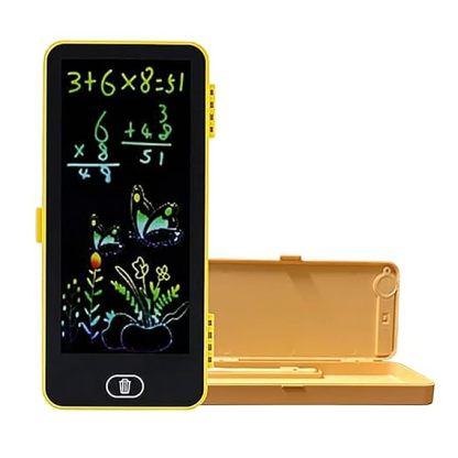 Multi-Functional LCD Drawing Tablet Pencil/Compass Box