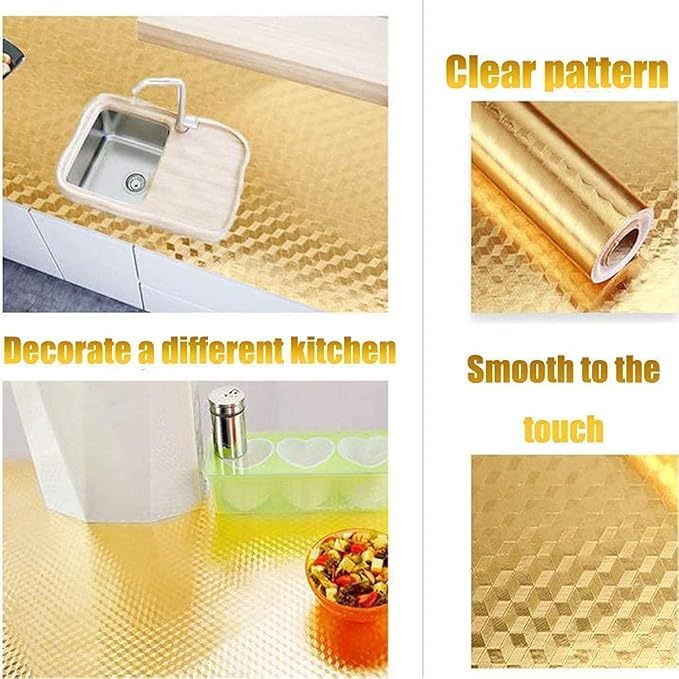 Kitchen Oilproof, Waterproof Sticker Roll _ Buy One Get One Free @ Just Rs.699/-
