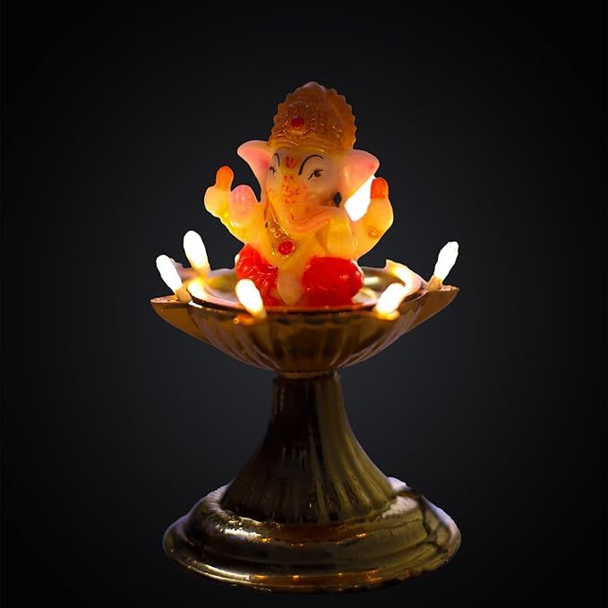 Colour Changing LED Bulb with Bluetooth Speaker with Remote + Electronic Ganesh Ji Diya @ Just Rs.699/-