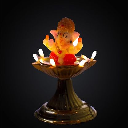 Colour Changing LED Bulb with Bluetooth Speaker with Remote + Electronic Ganesh Ji Diya @ Just Rs.699/-