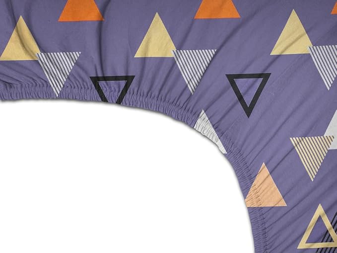 Cotton Elastic Fitted Double Bedsheets With 2 Pillow Covers (72*78* Upto 10 Inches) & 360 Degree Elasticated @ Just Rs.599/-