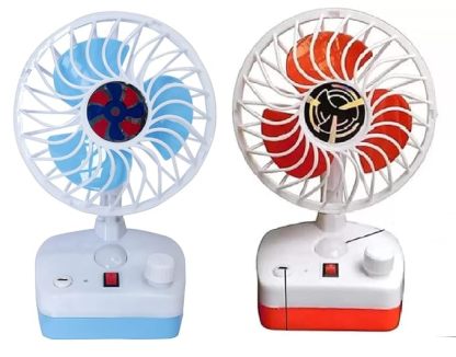 Rechargeable Portable Fan with LED Light @ Just Rs.499/-