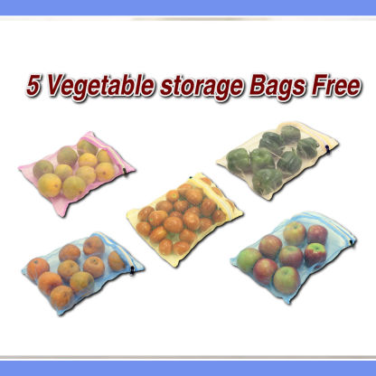 7 Pcs Fridge Cover Set + 5 Vegetable Storage Bags + 3 Vacuum Seal Pouch Free @ Just Rs.499/-