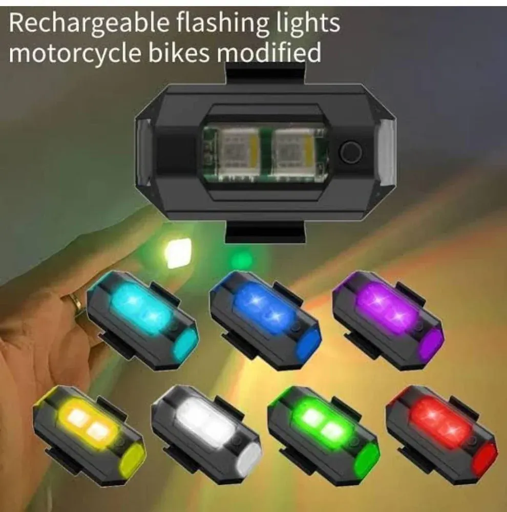 7 Colors Exterior Night Signal LED Light With USB @ Just Rs.399/-
