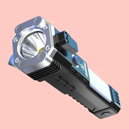 6000LM Waterproof Flashlight Built in Battery USB Charging @ Just 499