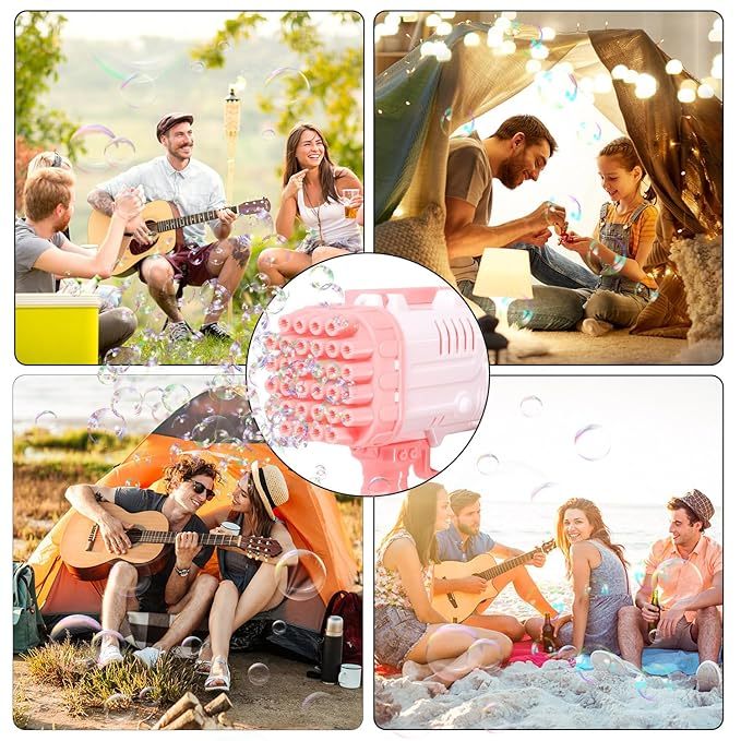 32 Hole Automatic Bubble Maker Blower Machine for Kids & Adults Outdoor Indoor Birthday Wedding Party Gifts @ Just Rs.599/-