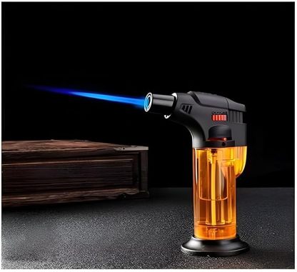 Jet Flame Gas Lighter, Windproof ABS Strong Plastic Handy Liter, Built-in Safety Lock, Multicolored Pack of 2 @ Just Rs.499/-