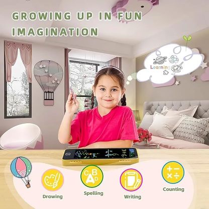 Multi-Functional LCD Drawing Tablet Pencil/Compass Box