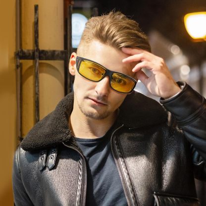 Anti Glare Night Vision Glasses With Free Bluetooth Neckband @ Just Rs.599/-