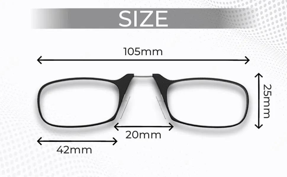 Portable Mini Nose Clip Reading Glasses🔥Hot Sale🔥 @ Just Rs.599/-
