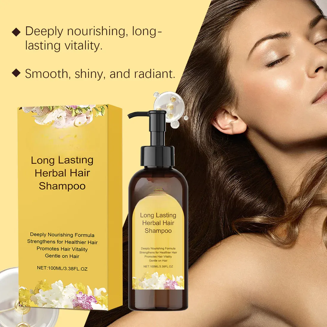 Long Lasting Natural Hair Dye Shampoo_ Buy One Get One Free @ Just Rs.599/-
