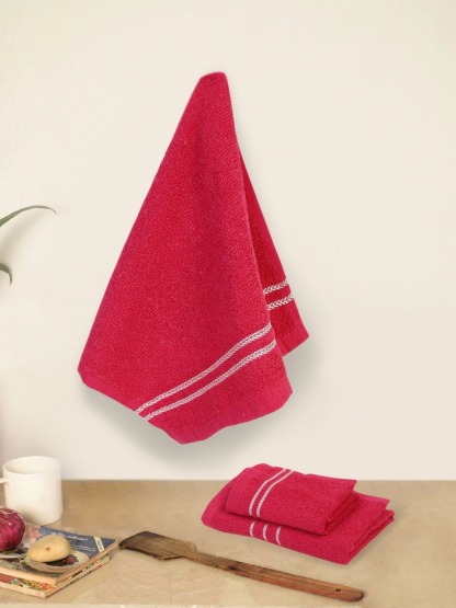 Cotton Towel Set of 5 | Towels for Bath | Hand Towel | Face Towel_ Pick Any One Color @ Just Rs.599/- 