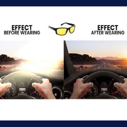 Anti Glare Night Vision Glasses Pack Of 2 @ Just Rs.399/-