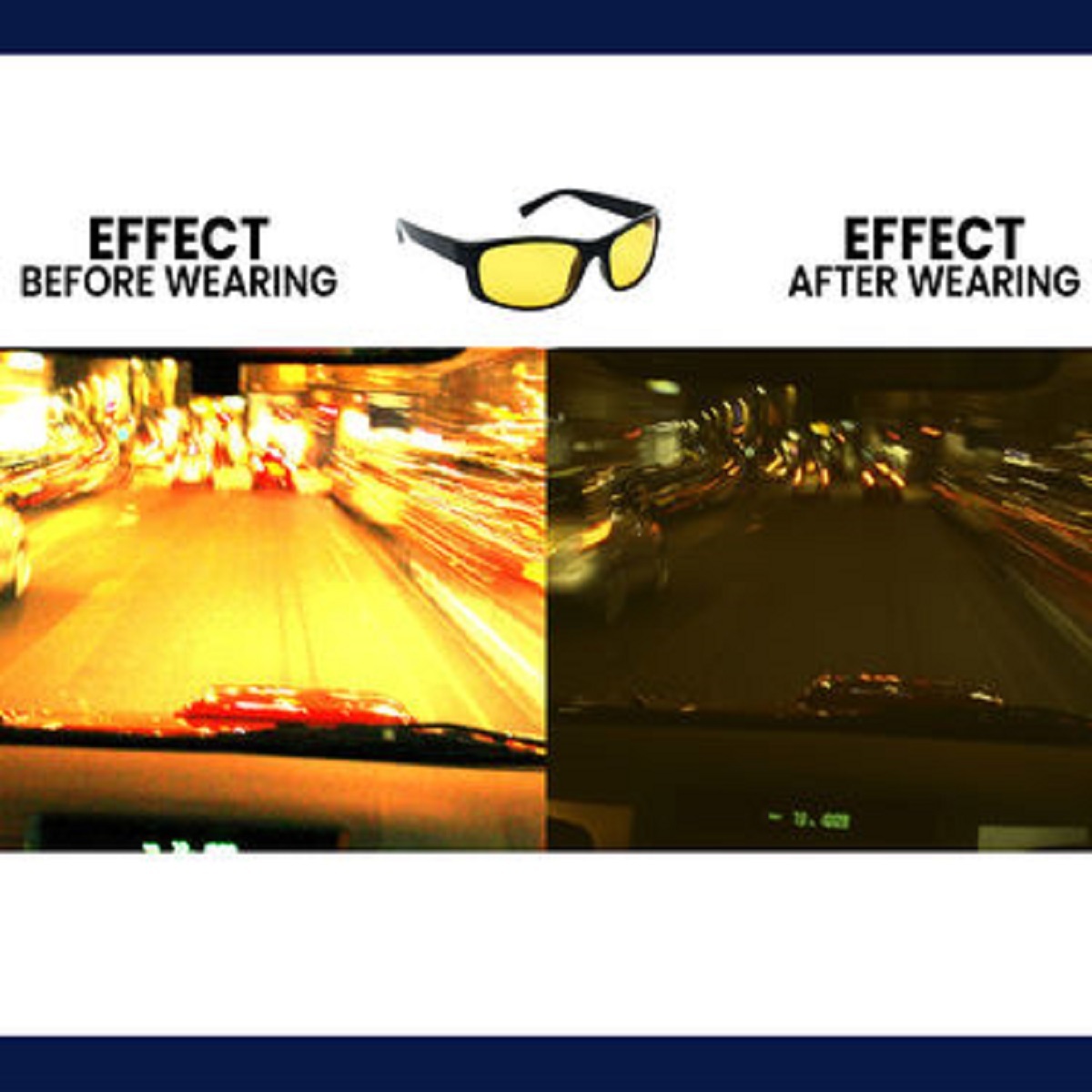 Anti Glare Night Vision Glasses Pack Of 2 @ Just Rs.399/-
