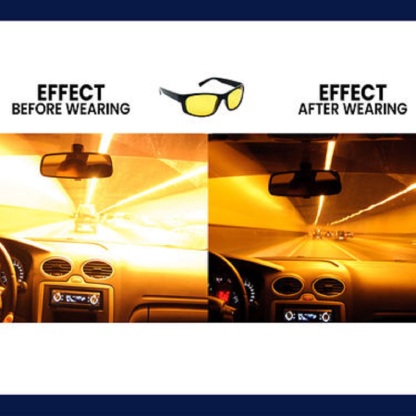 Anti Glare Night Vision Glasses Pack Of 2 @ Just Rs.399/-