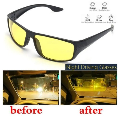Anti Glare Night Vision Glasses Pack Of 2 @ Just Rs.399/-