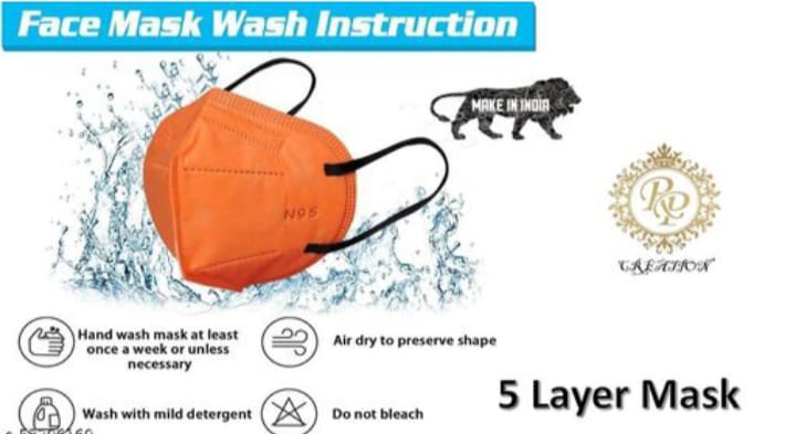 Pack of 20 N95 Masks Anti-Pollution Washable Re-usable 5 Layered @ Just Rs.399/- 