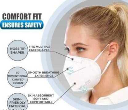 Pack of 20 N95 Masks Anti-Pollution Washable Re-usable 5 Layered @ Just Rs.399/- 