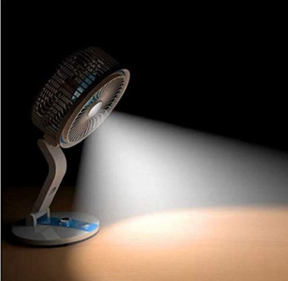 Portable Folding Fan with LED Light | USB Rechargeable @ Just Rs.1299/-