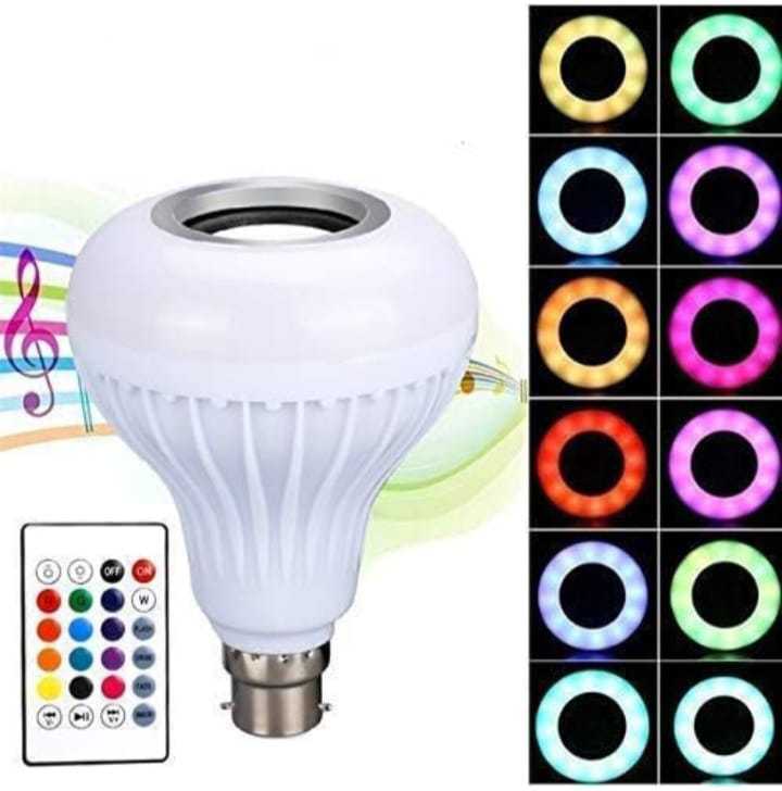Colour Changing LED Bulb with Bluetooth Speaker with Remote + Electronic Ganesh Ji Diya @ Just Rs.699/-