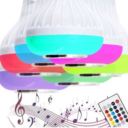 Colour Changing LED Bulb with Bluetooth Speaker with Remote + Electronic Ganesh Ji Diya @ Just Rs.699/-