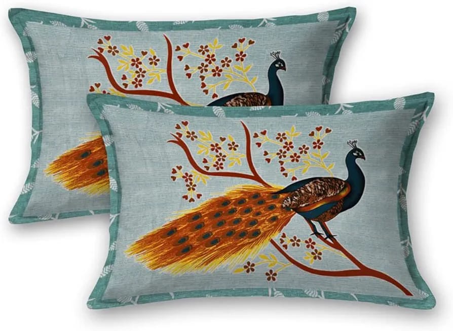 Jaipuri Print Cotton Bedsheet With 2 Pillow Covers @ Just Rs. 599/-