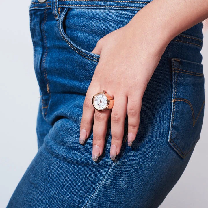 Unisex Ring Watch Analogue Quartz on Finger Watch Ring @ Just Rs.599/-