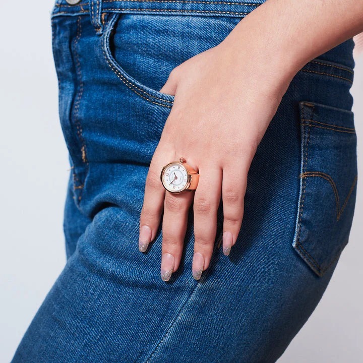 Unisex Ring Watch Analogue Quartz on Finger Watch Ring @ Just Rs.599/-
