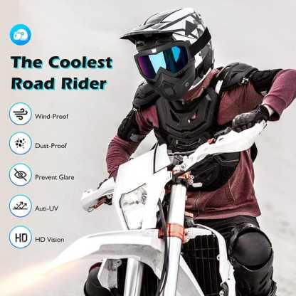 Transparent Full Faceshield Reusable Dustproof Anti-fog Mask Safety Glasses @ Just Rs.499/-