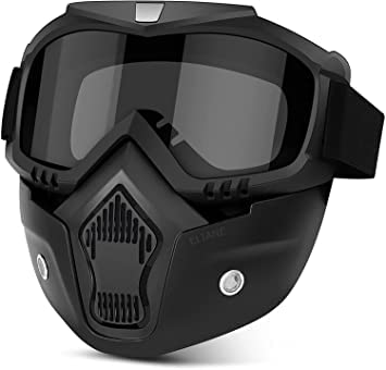 Transparent Full Faceshield Reusable Dustproof Anti-fog Mask Safety Glasses @ Just Rs.499/-