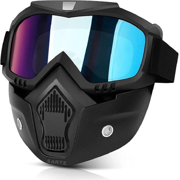 Transparent Full Faceshield Reusable Dustproof Anti-fog Mask Safety Glasses @ Just Rs.499/-