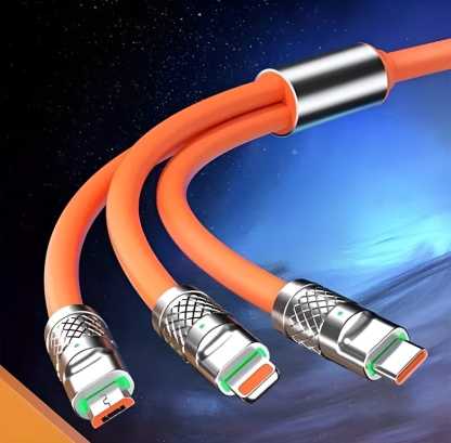 Fast Charging Data Cable 3 in 1 @ Just Rs.399/-