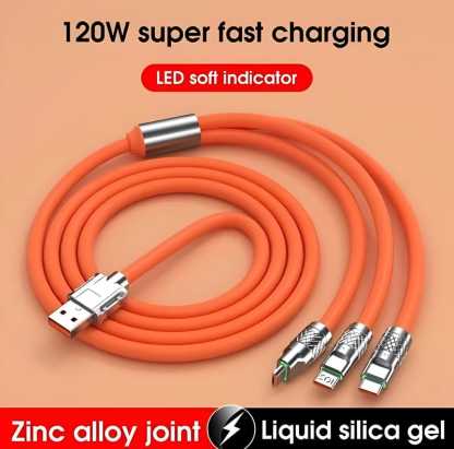 Fast Charging Data Cable 3 in 1 @ Just Rs.499/-