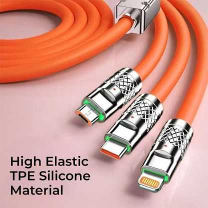 Fast Charging Data Cable 3 in 1 @ Just Rs.399/-