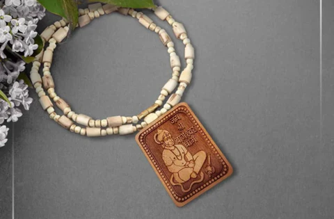 Bageshwar Dham Tulsi Mala (100% Original Tulsi beads)