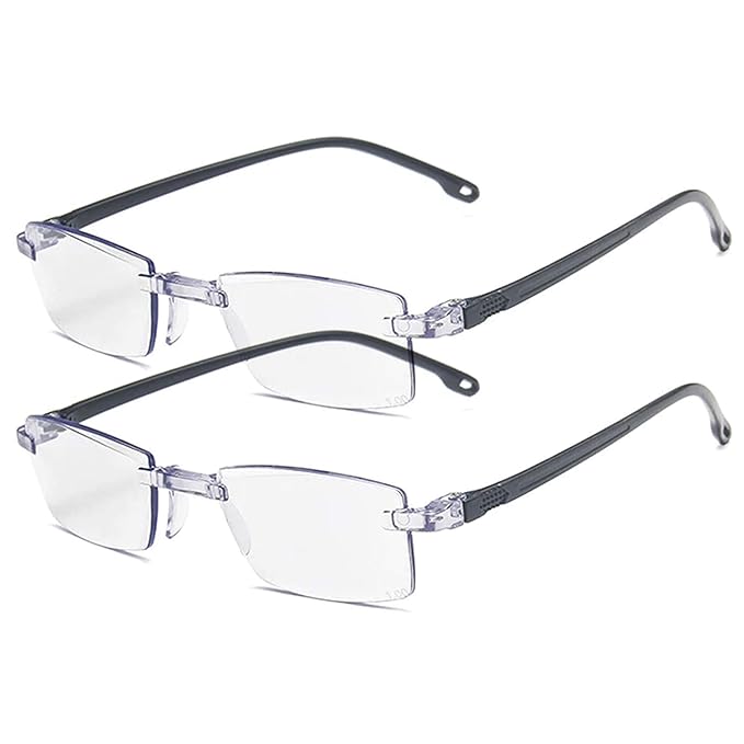 Rimless One Power Mobile Protection Reading Glasses_ Buy One Get One Free @ Just Rs.499/-