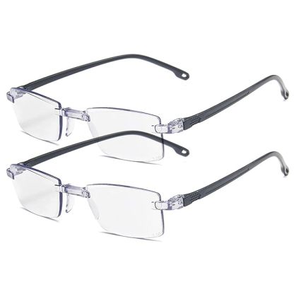 Rimless One Power Mobile Protection Reading Glasses_ Buy One Get One Free @ Just Rs.499/-