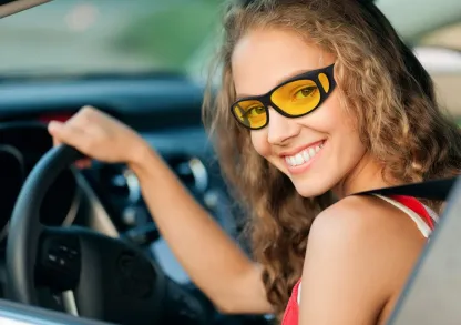 Anti Glare Night Vision Glasses With Free Bluetooth Neckband @ Just Rs.599/-