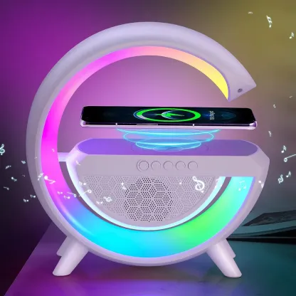 G Shape Wireless Speaker with Color Night Lamp @ Just Rs.799/-