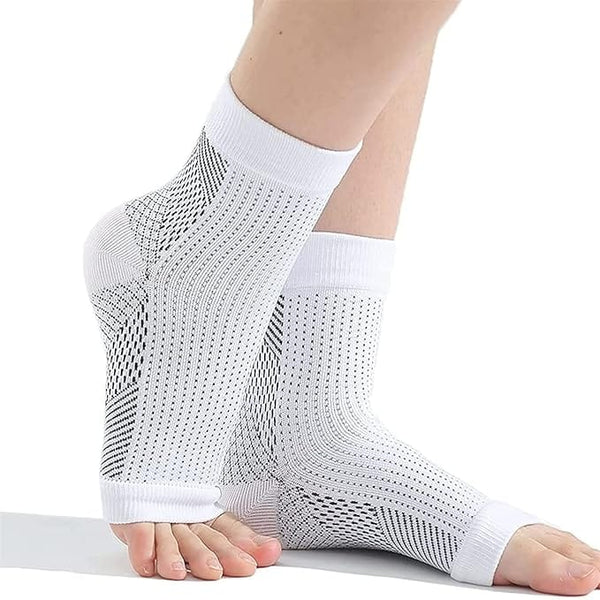  Compression Socks, Compression Socks for Women, Neuropathy Socks, Arch Support, Foot & Ankle Swelling, Achilles Tendon, Heel Pain, Injury Recovery