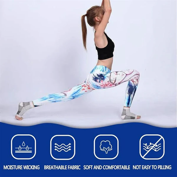  Compression Socks, Compression Socks for Women, Neuropathy Socks, Arch Support, Foot & Ankle Swelling, Achilles Tendon, Heel Pain, Injury Recovery