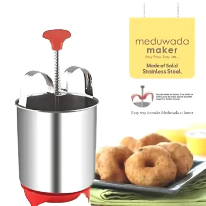 Stainless Steel Medu Vada Maker With Stand @ Just Rs.399/-