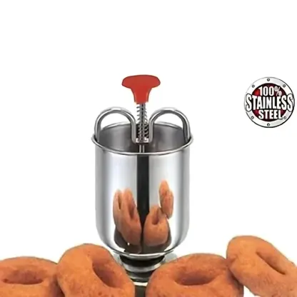 Stainless Steel Medu Vada Maker With Stand @ Just Rs.399/-