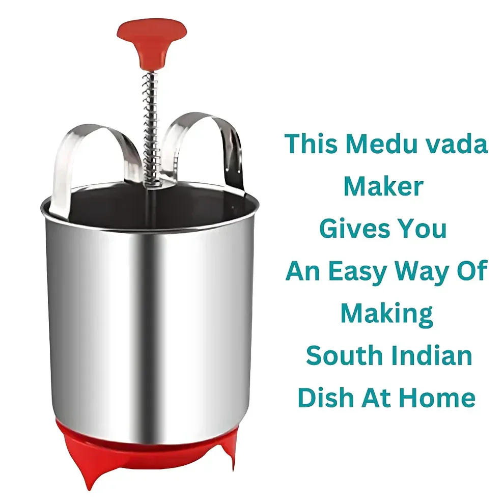 Stainless Steel Medu Vada Maker With Stand @ Just Rs.399/-