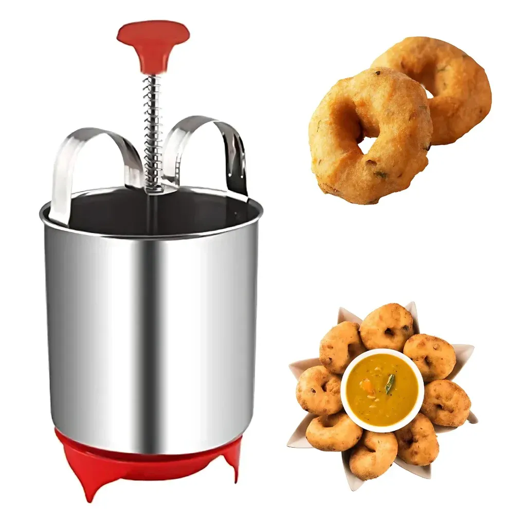 Stainless Steel Medu Vada Maker With Stand @ Just Rs.399/-