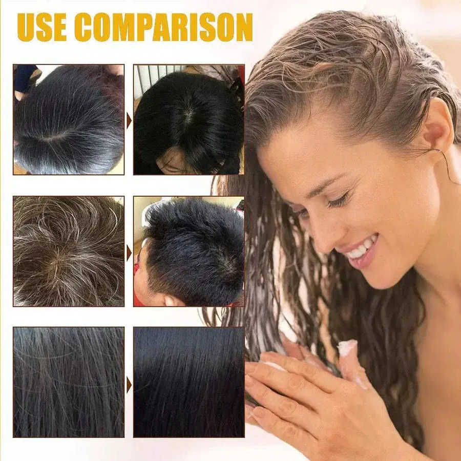 Long Lasting Natural Hair Dye Shampoo_ Buy One Get One Free @ Just Rs.599/-