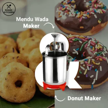 Stainless Steel Medu Vada Maker With Stand @ Just Rs.399/-