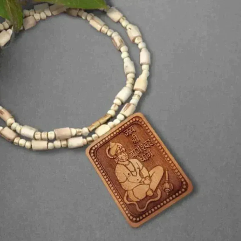 Bageshwar Dham Tulsi Mala (100% Original Tulsi beads)